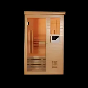 Vapourium Steam Room - Two-Person Sauna with Canadian Hemlock and Infrared System