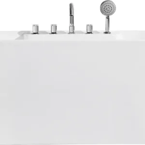 Elegant ElysiumStream bathtub Vv-8037 featuring a hot/cold mixer and deodorant drainer for a luxurious bathing experienc
