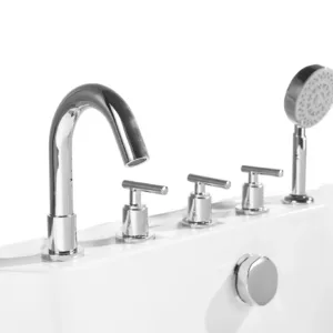 Spacious dimensions of the JetstreamX Soaking Bathtub Vv-8034