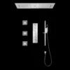 Esplora Chrome Shower System with LED Shower Head, Body Jets, and Bluetooth Music Function