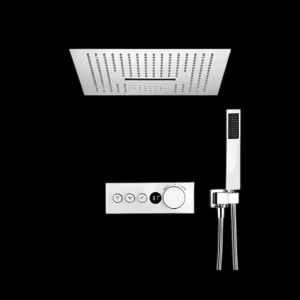FrescoLux Shower System Vv-15139A-1 with LED lighting and Bluetooth music feature