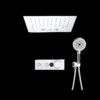 HydroVivo Shower System Vv-15139B-1 chrome LED shower head with Bluetooth music