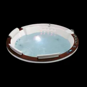 CobaltStream Massage Bath with colorful waterfall light and Bluetooth speaker system