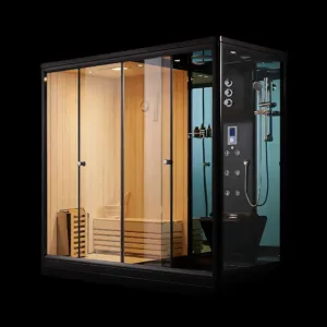 Amaris Steam Cabin Vv-U881G with infrared sauna and acupuncture massage jets