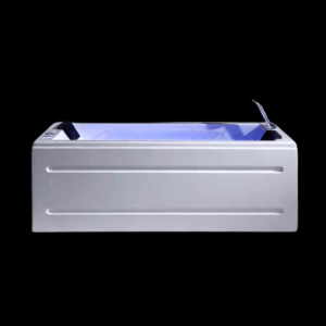 Top view of PearlWave Waterfall Bath System U2811P showcasing bubble bath air jets and intuitive controls