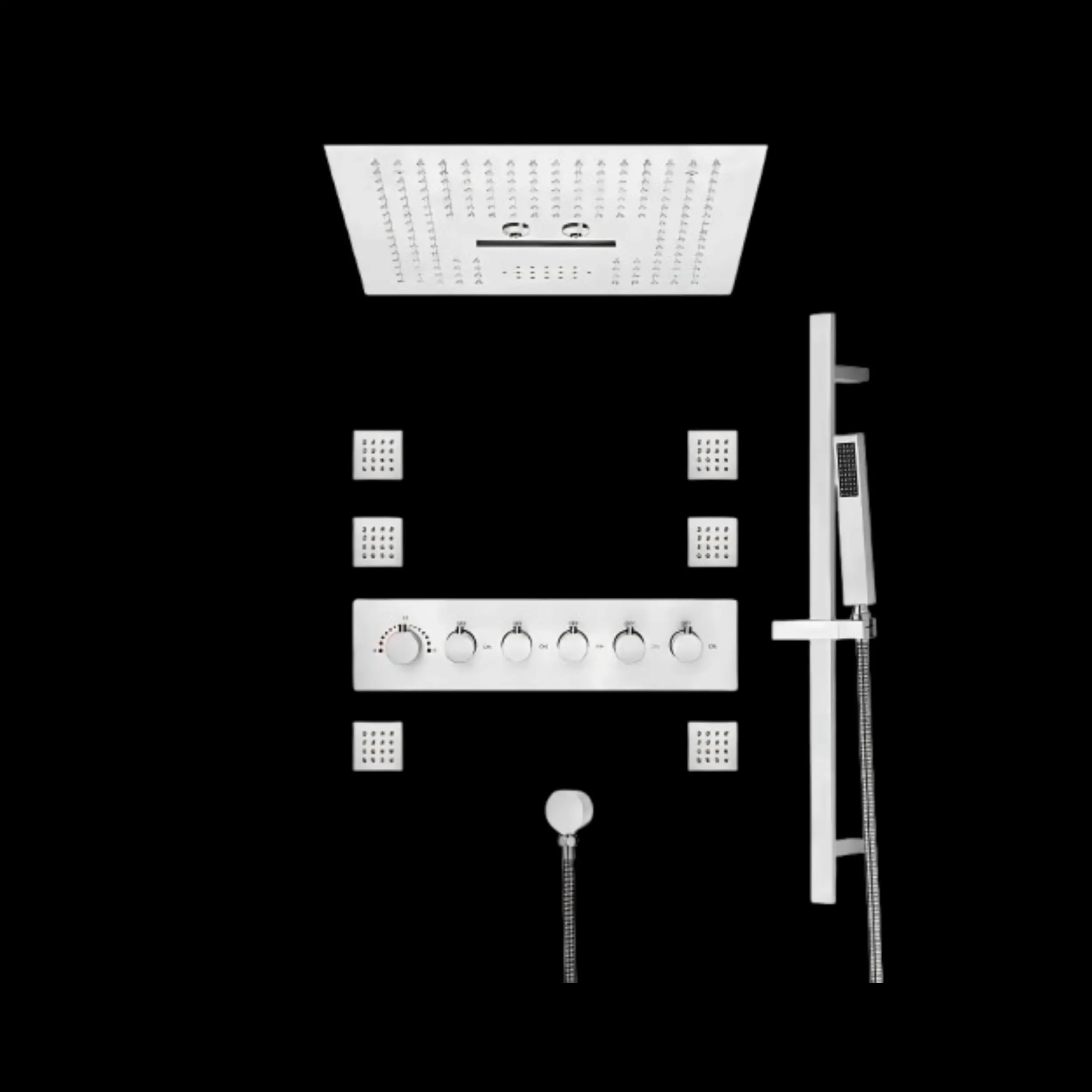 Velluto Chrome Shower System