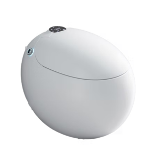 Modern one-piece Ceramic Electric Egg Shaped Smart Toliet
